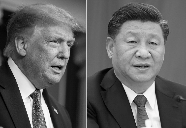 트럼프 미국 대통령(왼쪽)과 시진핑 중국 국가주석. 사진=AP