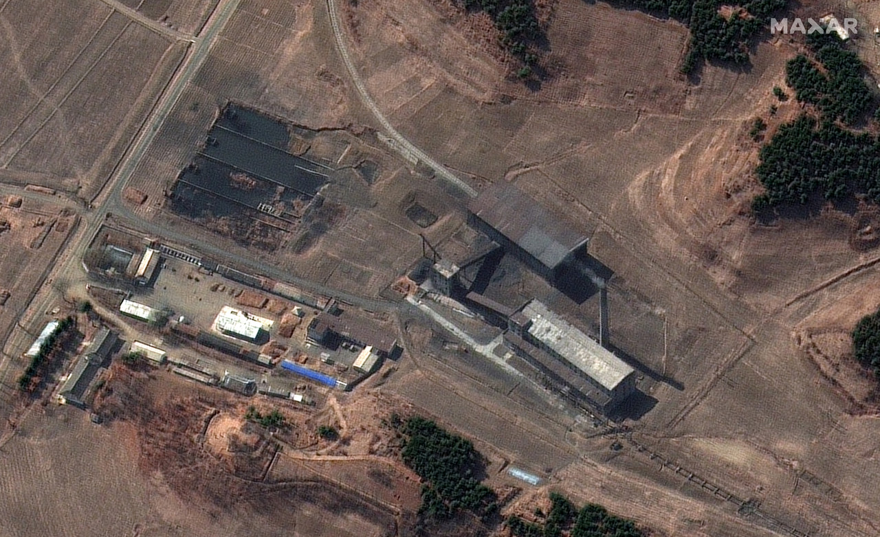 지난 3월2일(현지시간) 맥사 테크놀로지가 제공한 북한 평안북도 영변 핵시설 단지 위성사진. 사진=AP