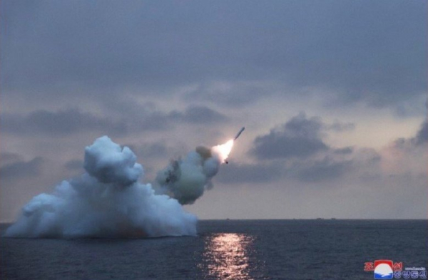 북한이 2일 오전 11시쯤 서해상으로 순항미사일 여러 발을 발사했다고 합참이 밝혔다. 사진=시사주간 DB
